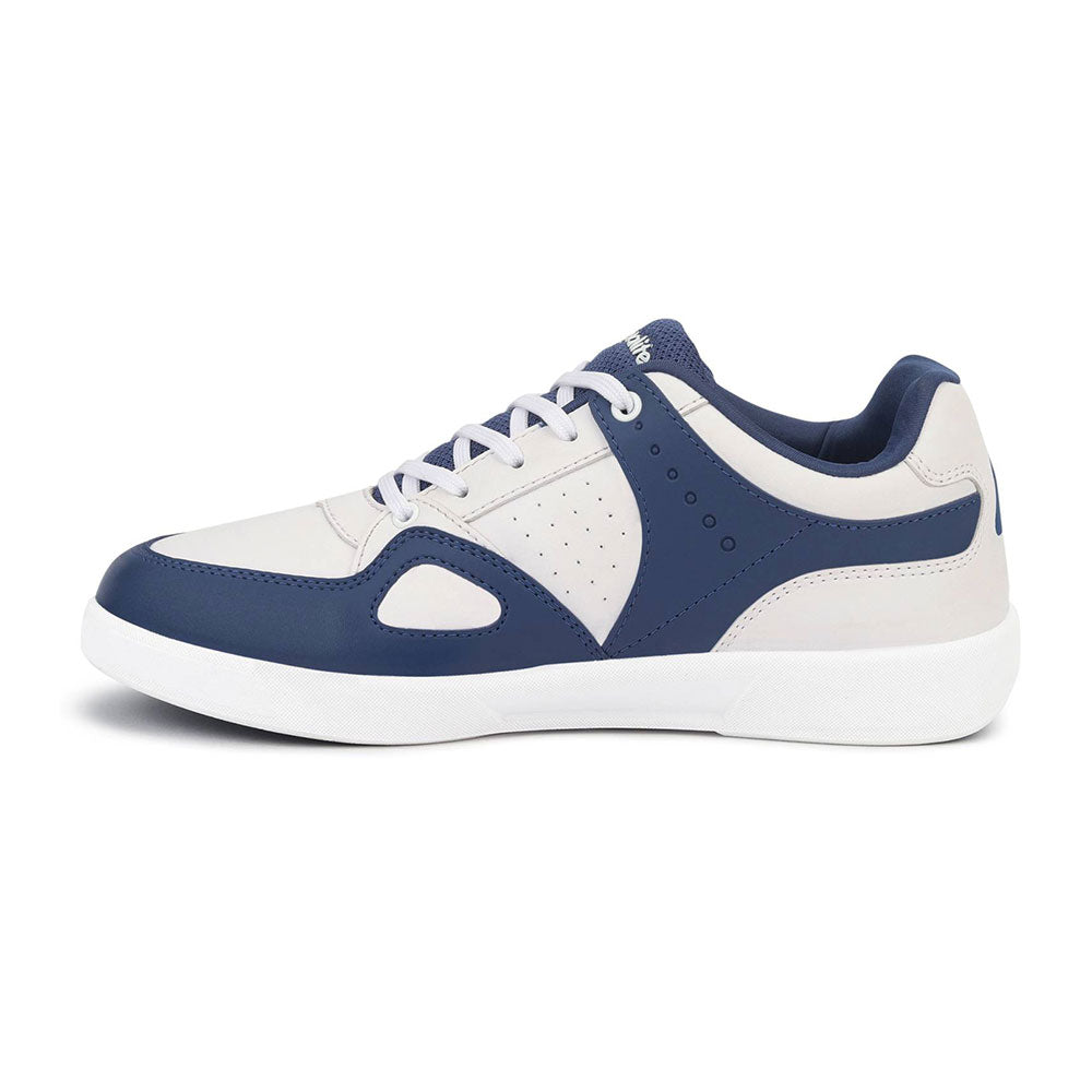 New White & Black Running Shoes For Men